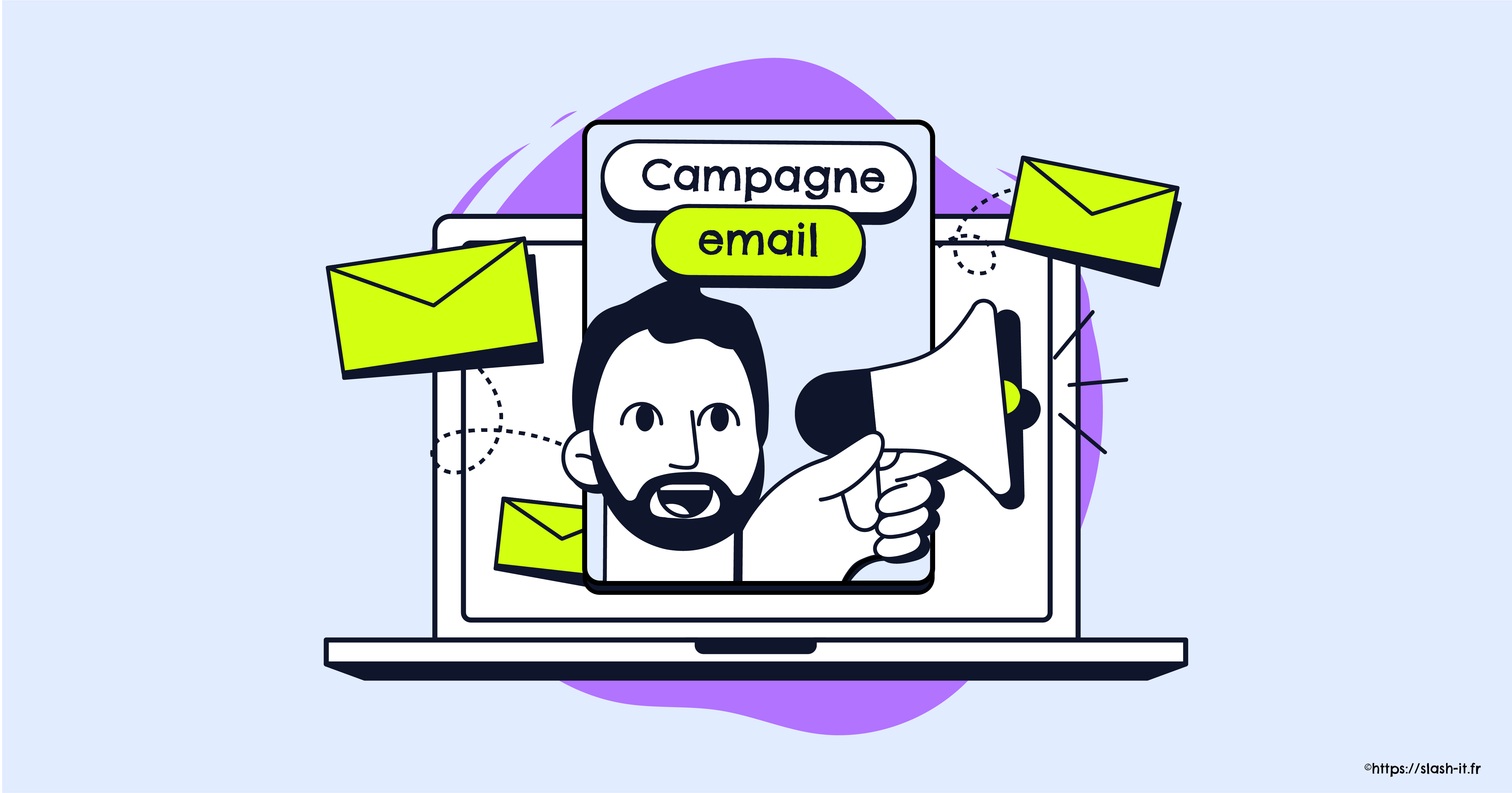 Visuel Slash-it : 3 astuces pour apprendre rapidement à gérer des campagnes email