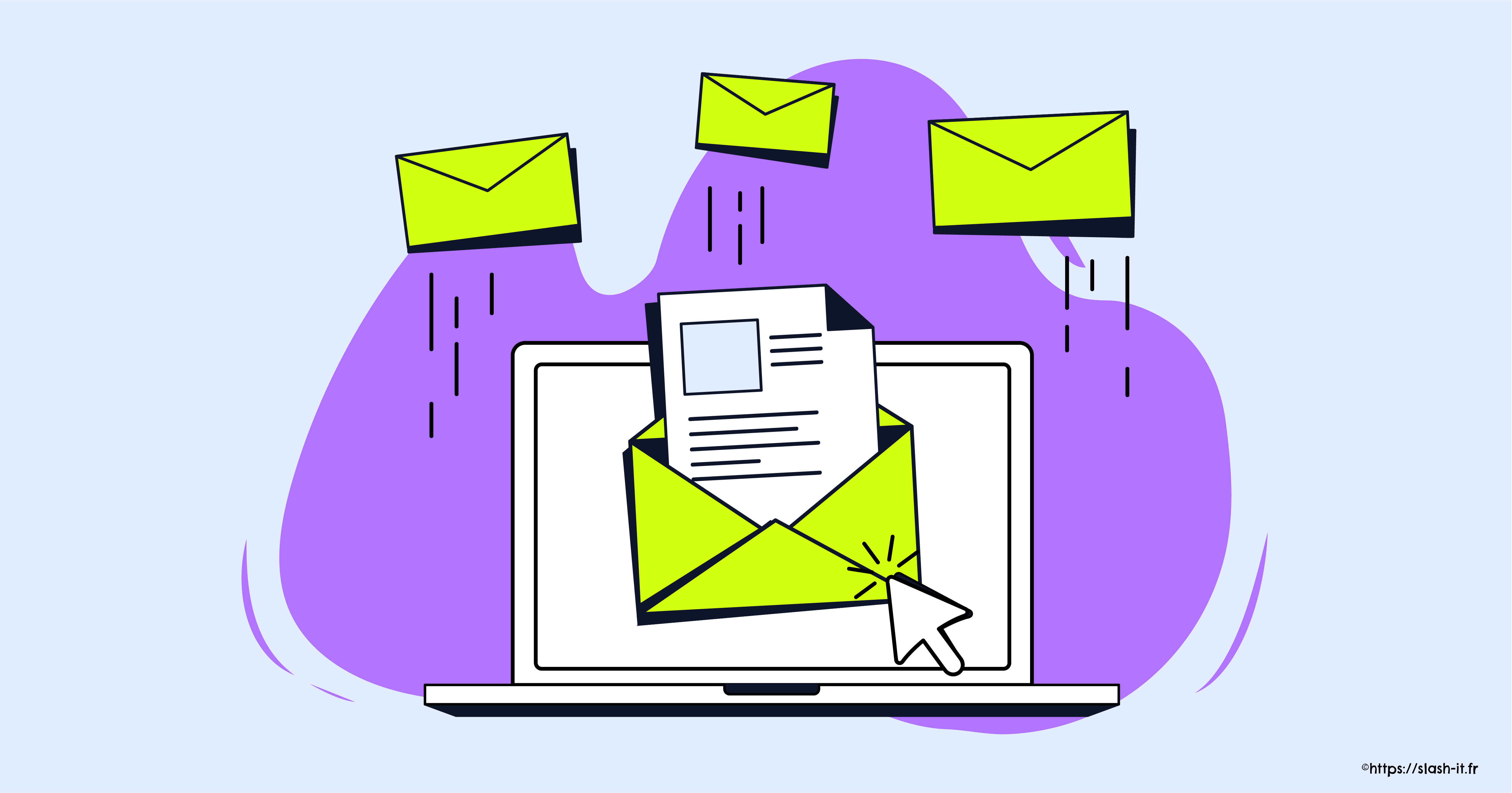 Visuel Slash-it : 5 conseils pour créer une campagne de cold emailing