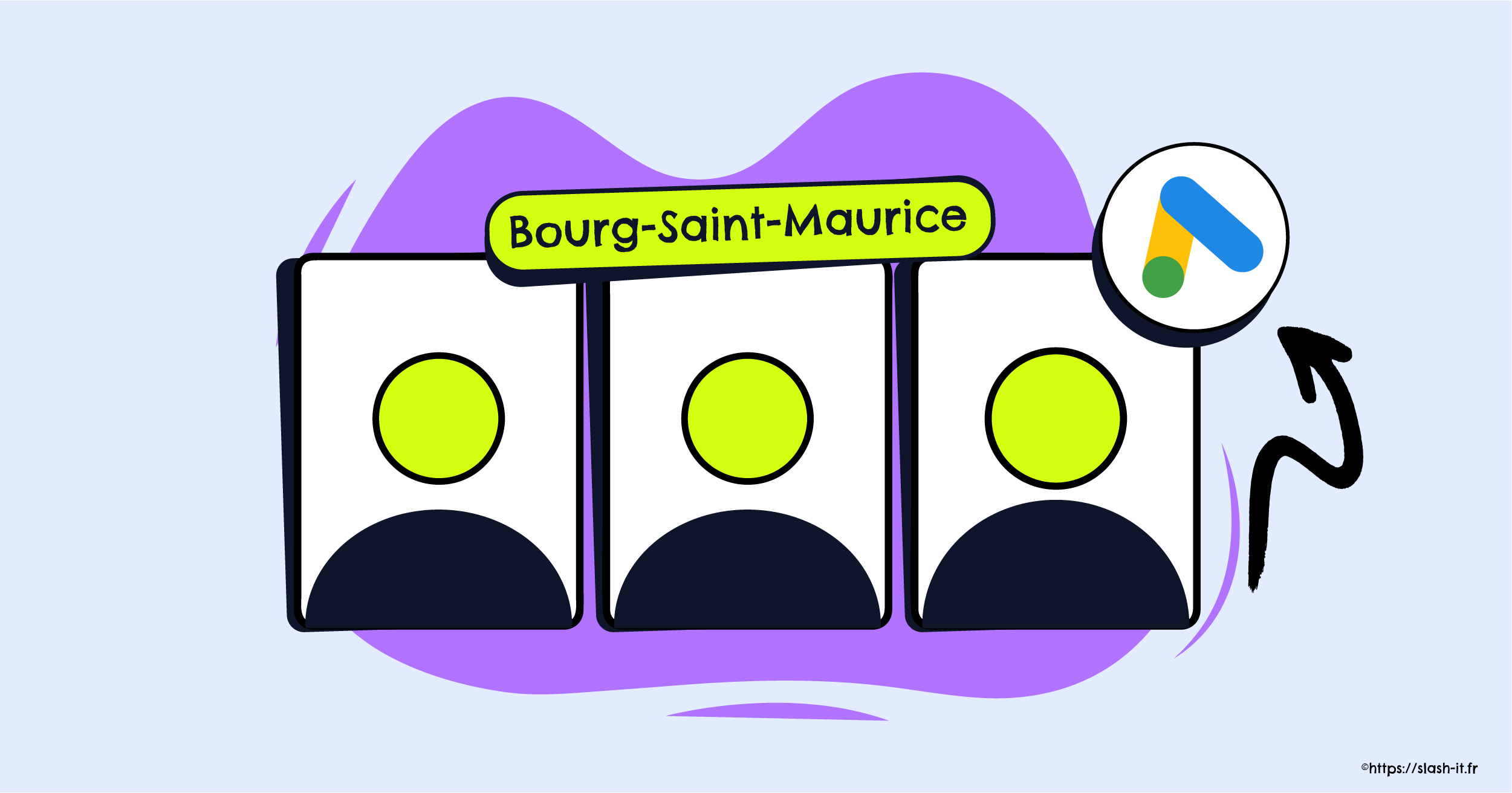 Visuel Slash it : Agence Google Ads Bourg-Saint-Maurice