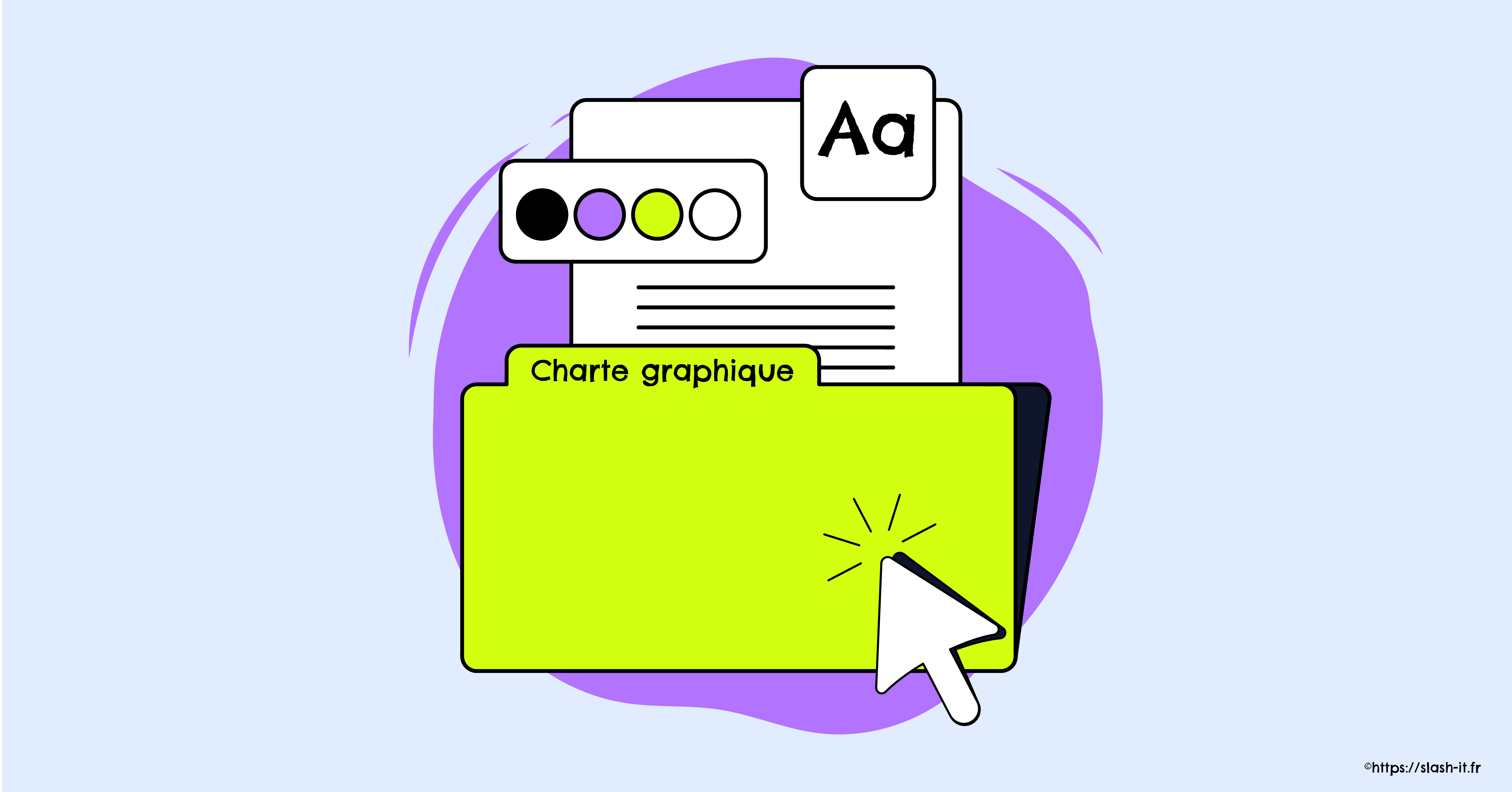 Visuel Slash it : Comment créer une charte graphique simple et efficace