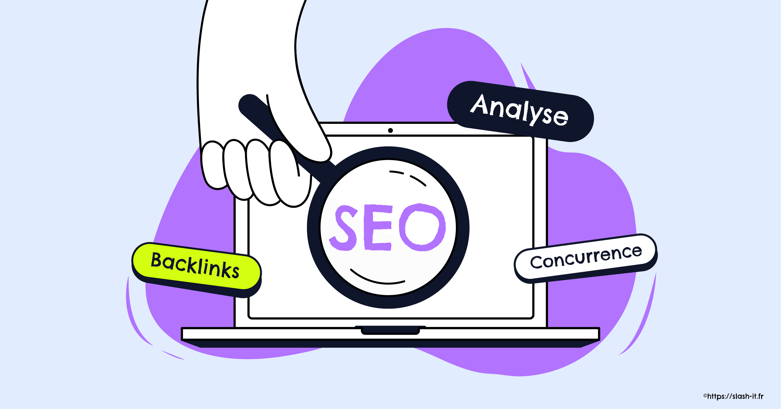 Visuel Slash it : Comment faire une analyse de la concurrence en SEO ?