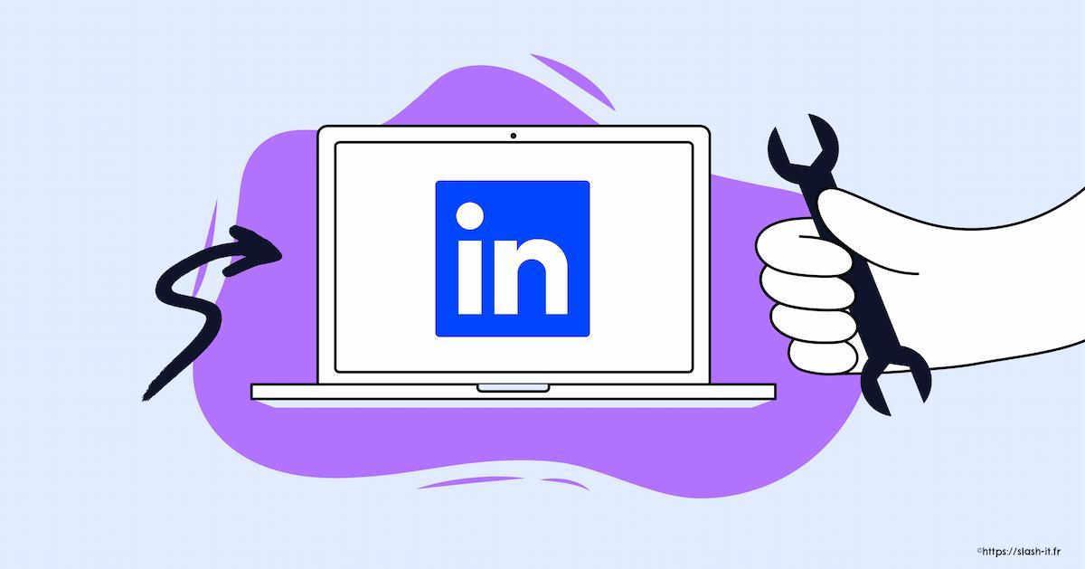 Visuel Slash-it : Comment lancer sa page d'entreprise sur Linkedin ?