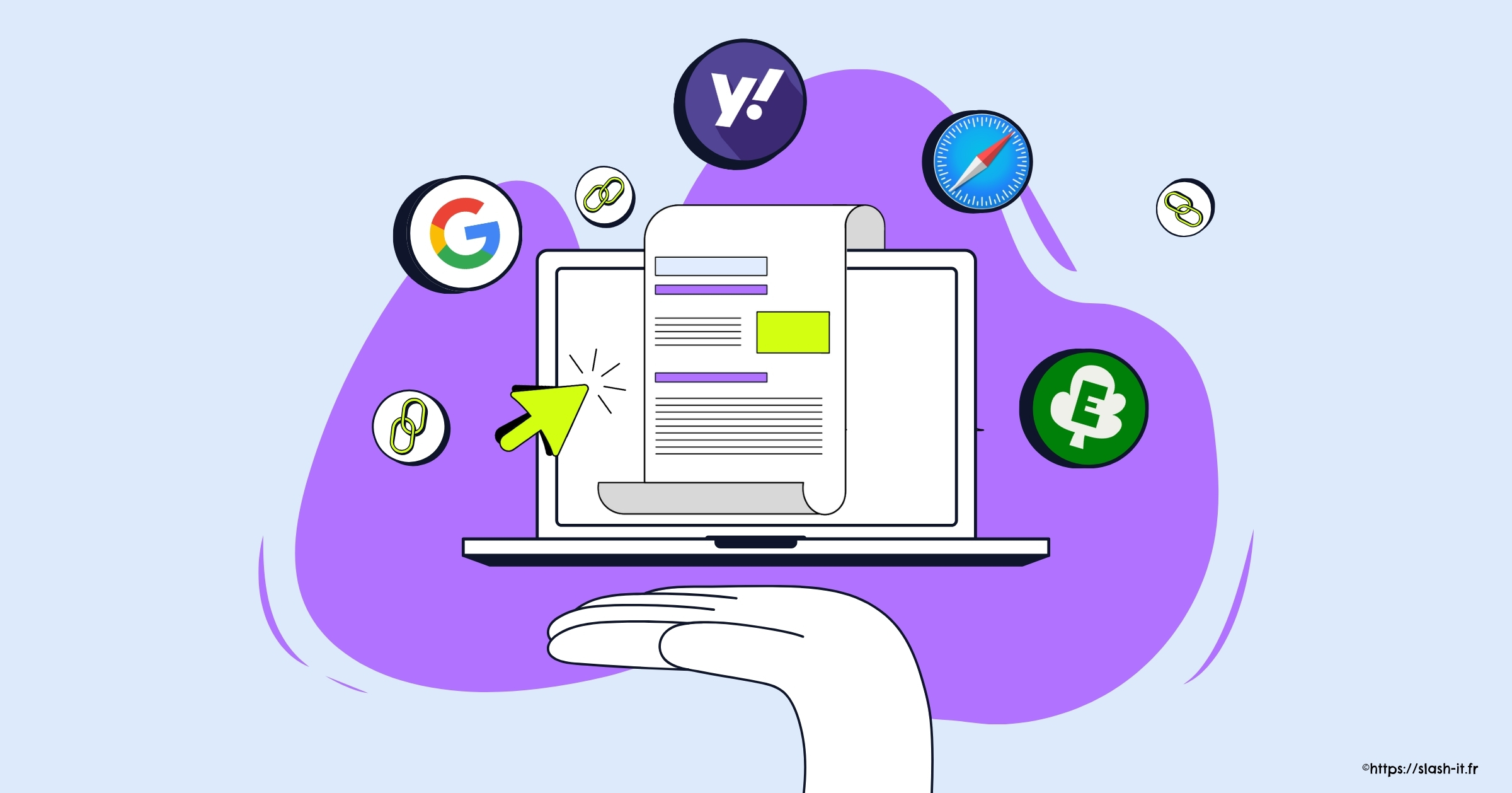 Visuel Slash-it : Comment référencer son blog sur les moteurs de recherche ?