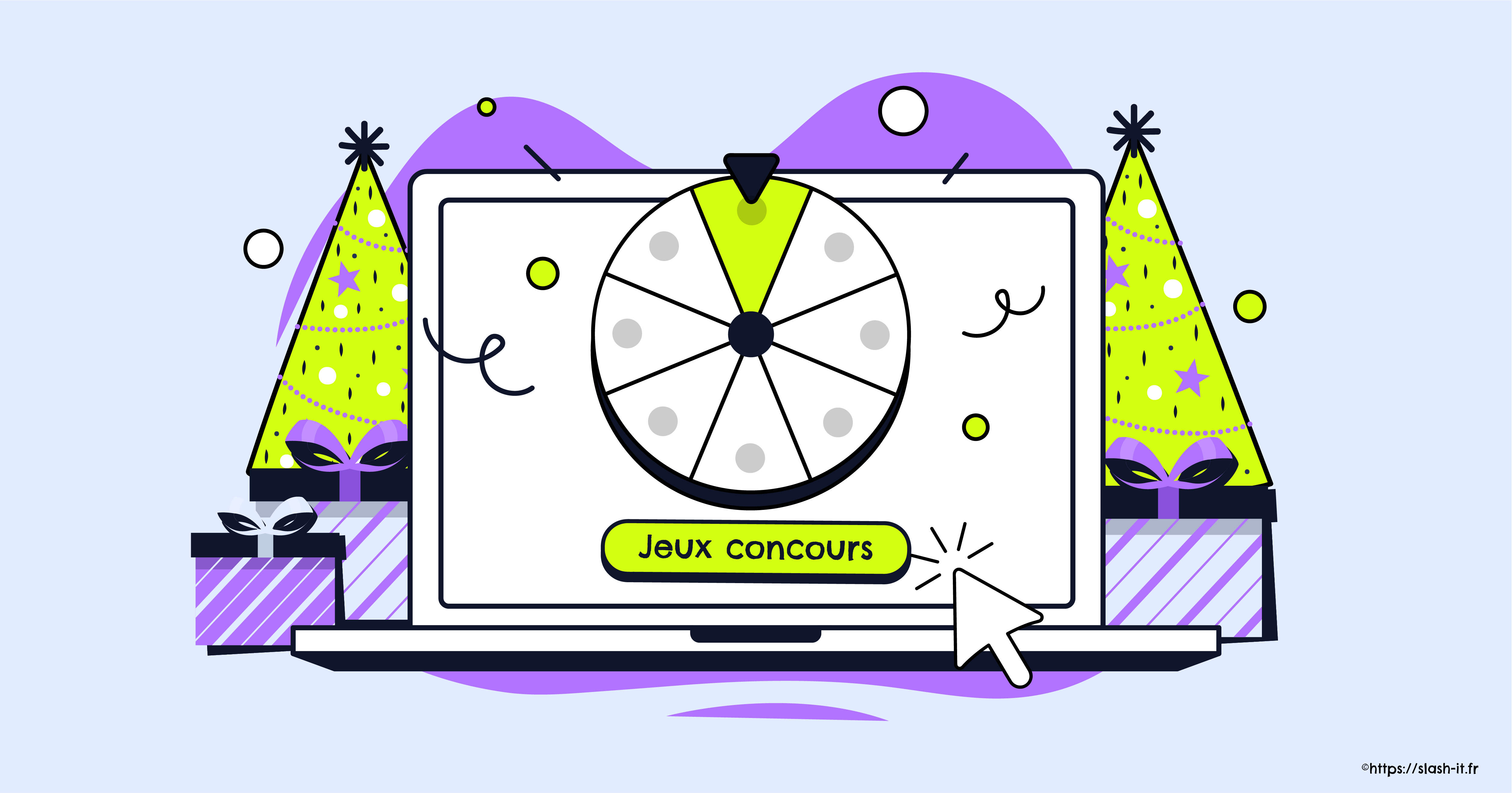Visuel Slash it : C'est le moment de créer vos jeux concours de Noël !