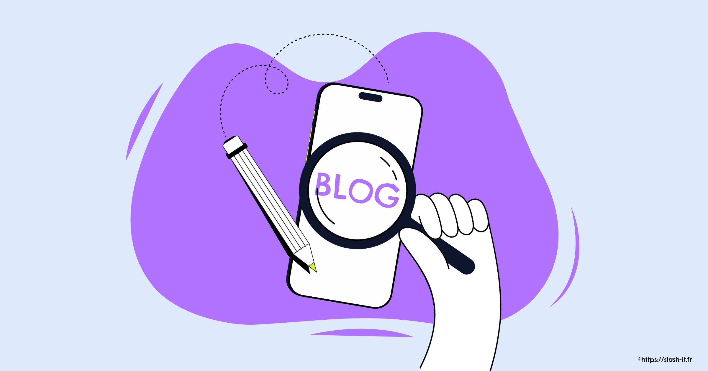 Visuel Slash it : Déléguer la gestion de son blog