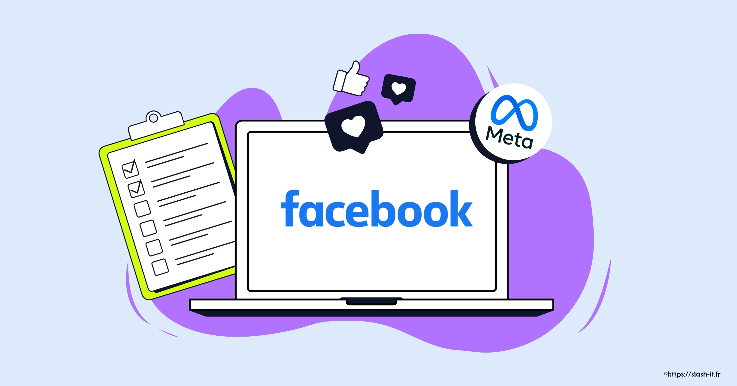 Visuel Slash it : Faire sa pub sur Facebook