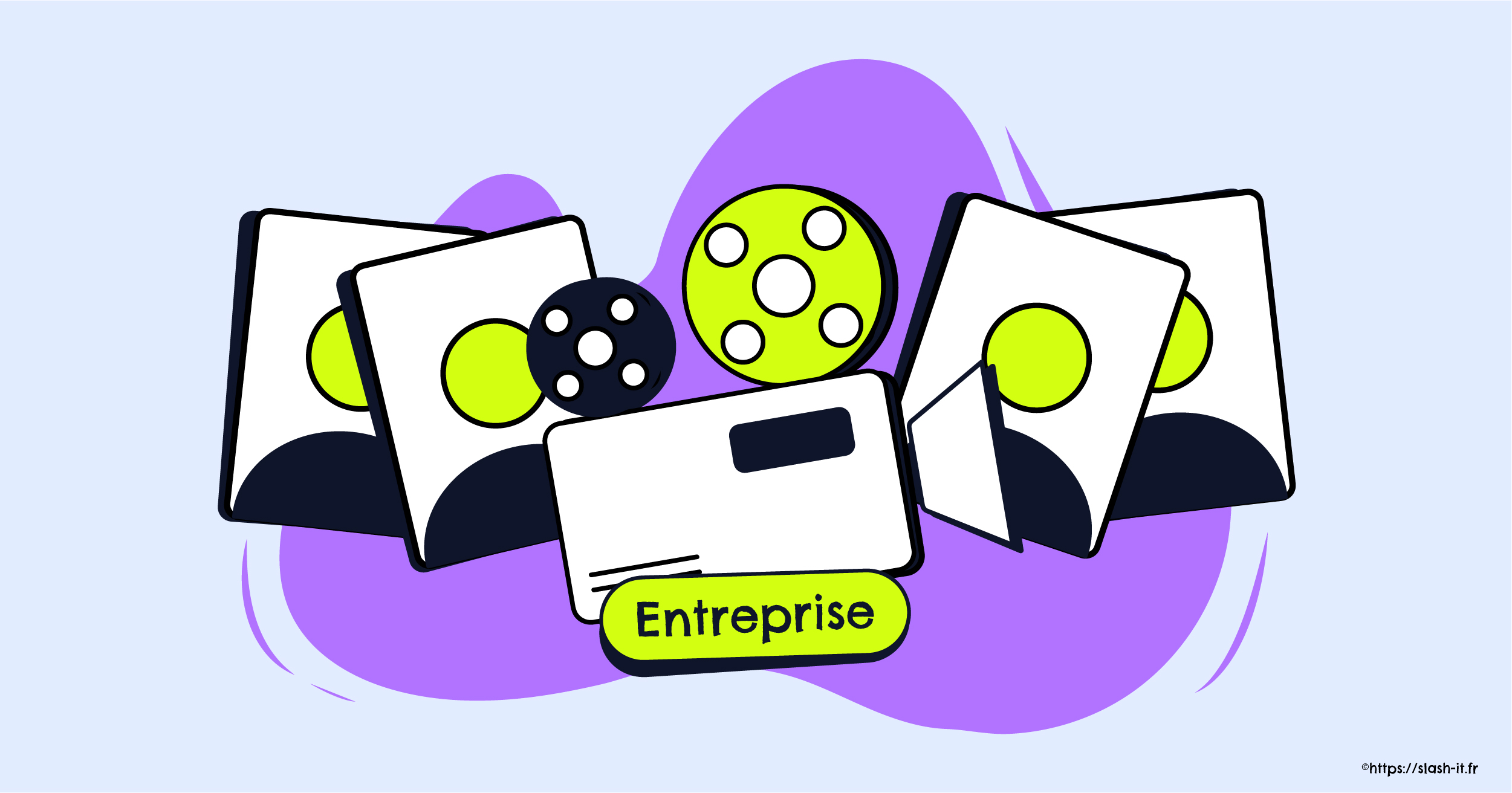 Visuel Slash it : Présenter son entreprise en vidéo