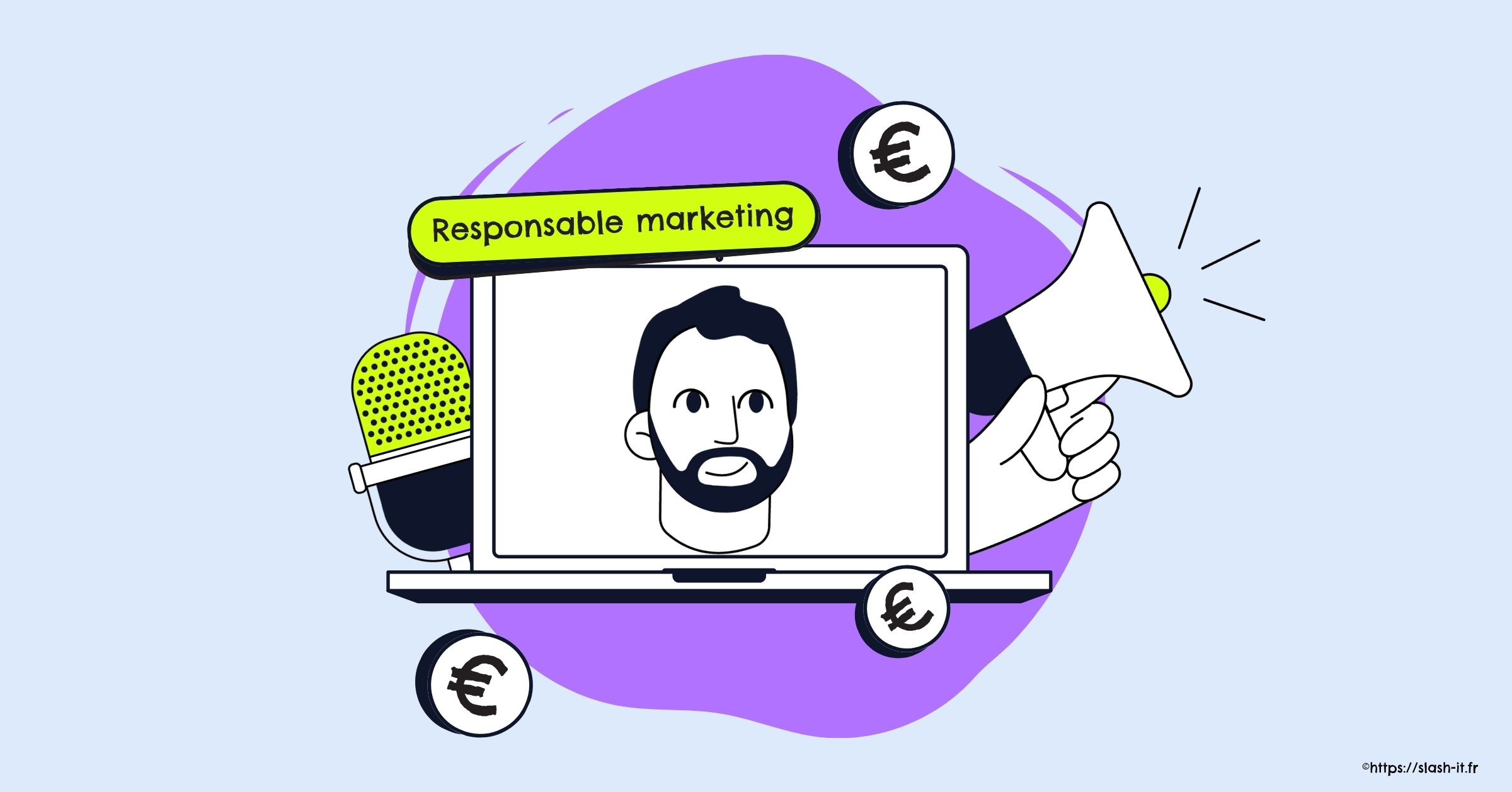 Visuel Slash it : Quel est le salaire d'un responsable marketing digital ?