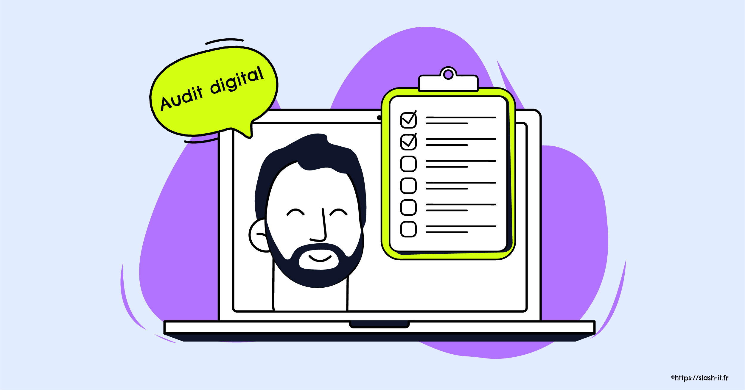 Visuel Slash it : Trouver un consultant web pour faire une expression de besoin pour son nouveau site internet